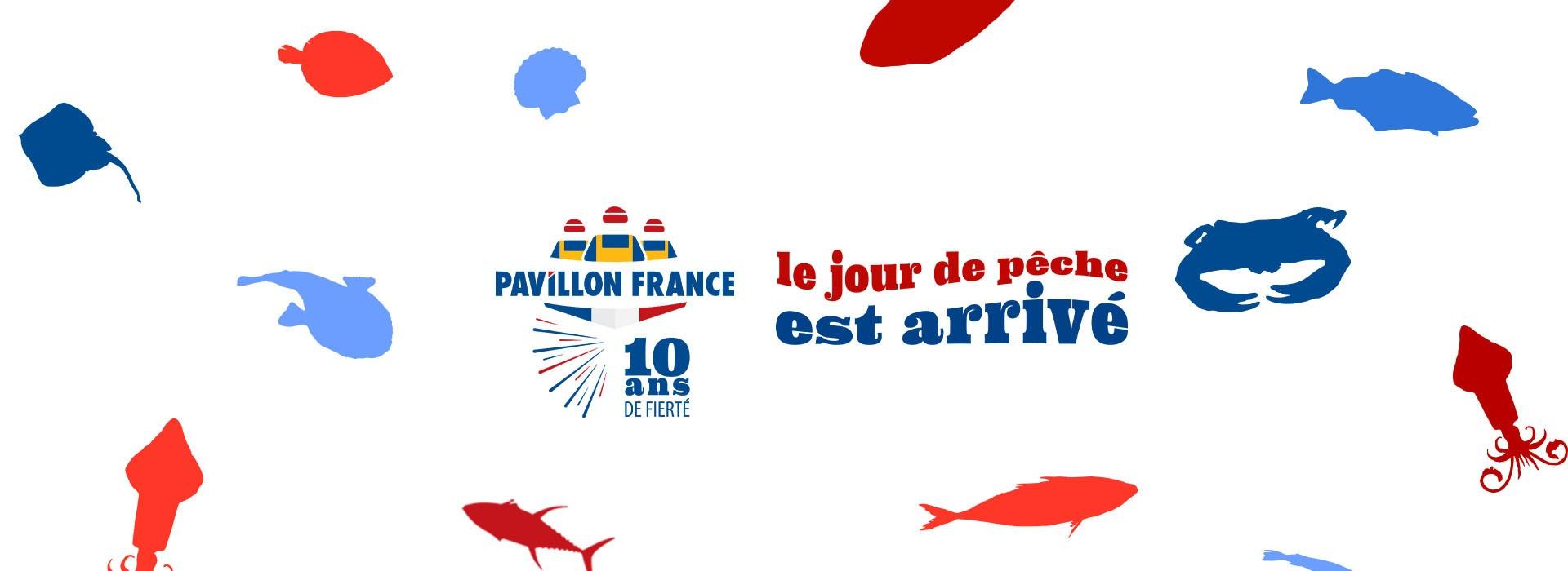 bannière le jour de pêche est arrivé 10 ans 