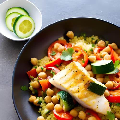 Couscous de légumes et de poissons