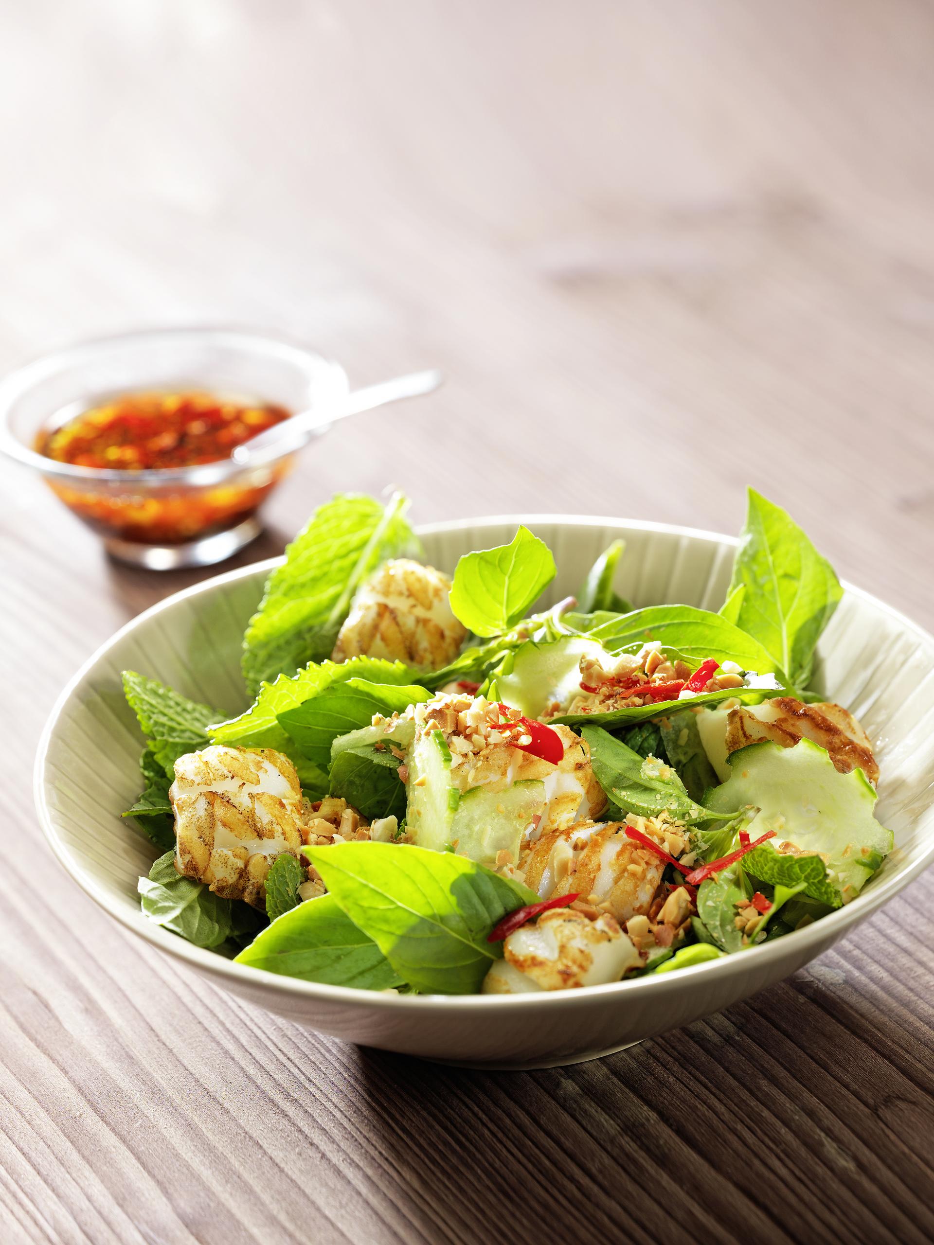 Salade de seiches façon thaïe