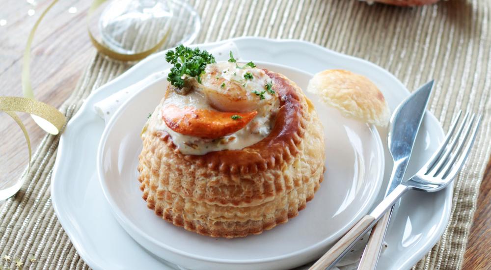 Vol au vent de noix de Saint-jacques