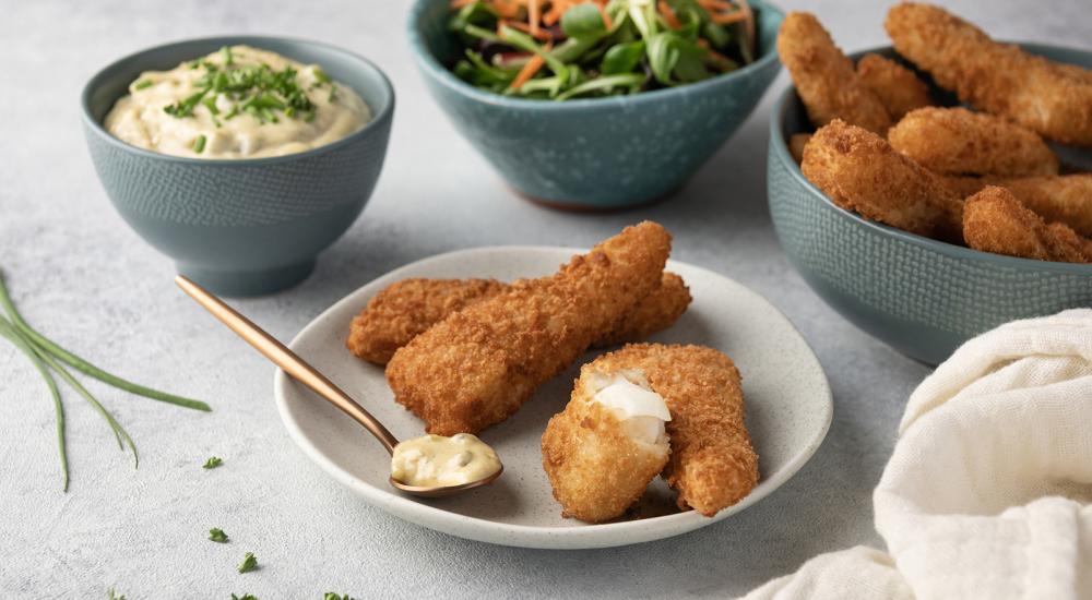 Nuggets de tacaud croustillants