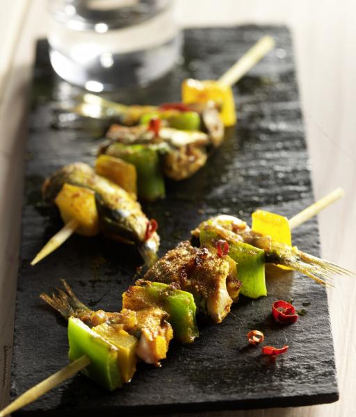 Recette de mini-brochettes de lotte sur le BBQ