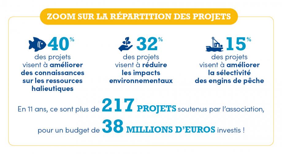 Répartition des projets