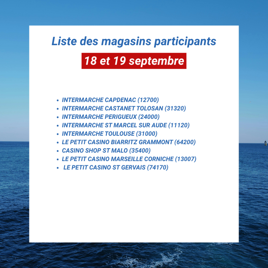 Liste des magasins 2