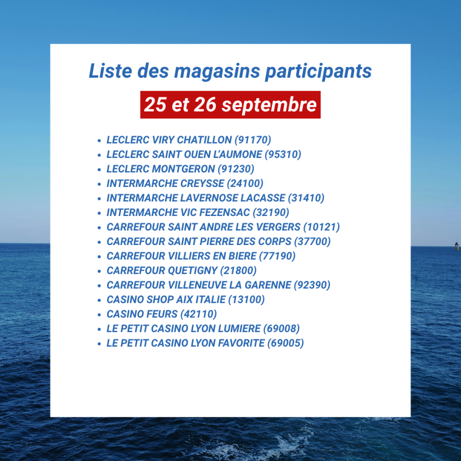 Liste des magasins 3